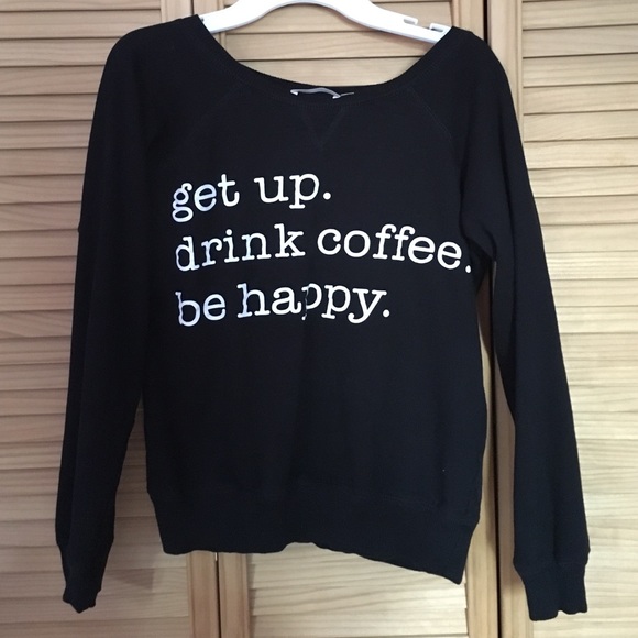 Black sweater long sleeve shirt