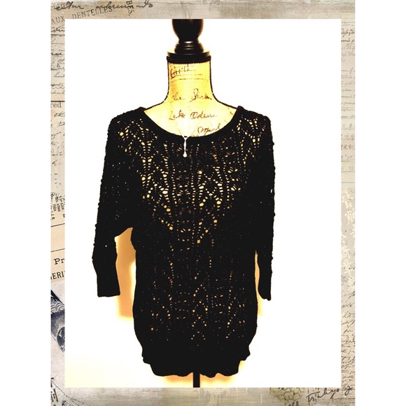 NWOT Bebe tunic mesh shirt