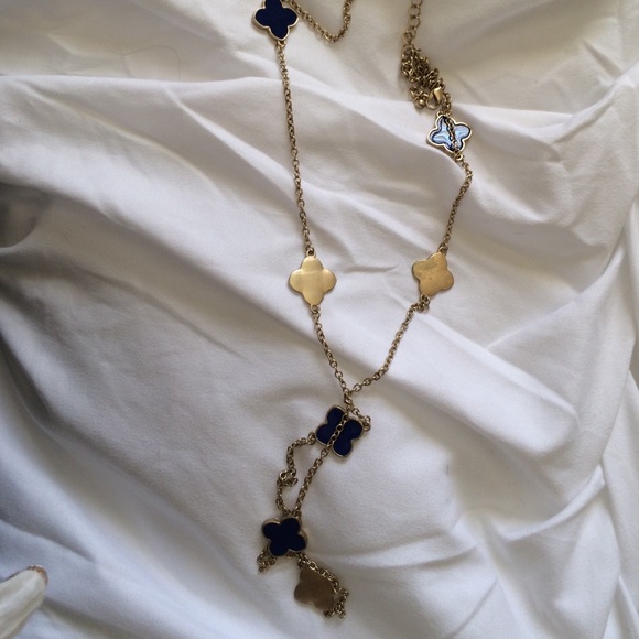 Blue and gold necklace!!