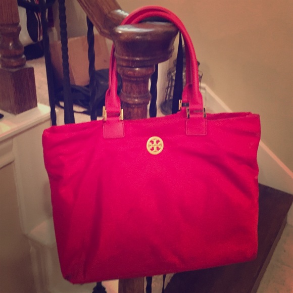 Poppy Tory Burch tote, barely used!