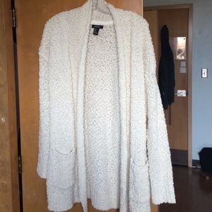 White long cardigan