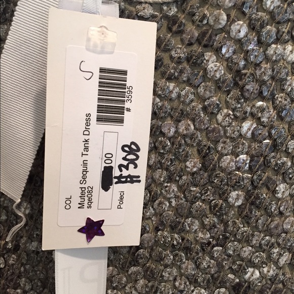 PII by Poleci Muted Sequined Tank Dress-NWT - Picture 4 of 4