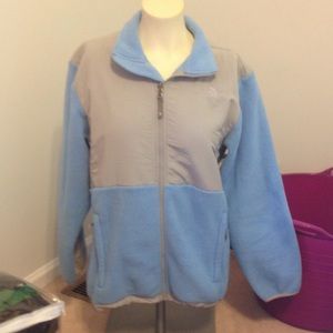 North Face Light Blue Kids XL Denali Jacket