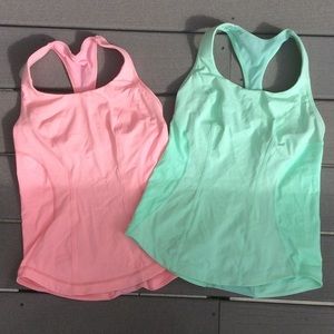 Two Lululemon tanks plus one FREE! Size 6