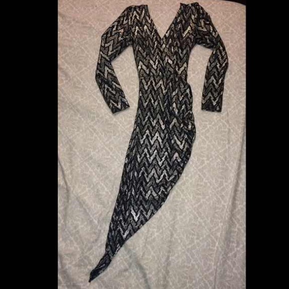 Beautiful  Silver/Black Dress ©