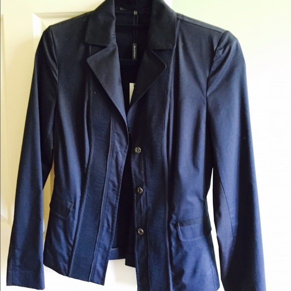 Elie Tahari navy jacket.
