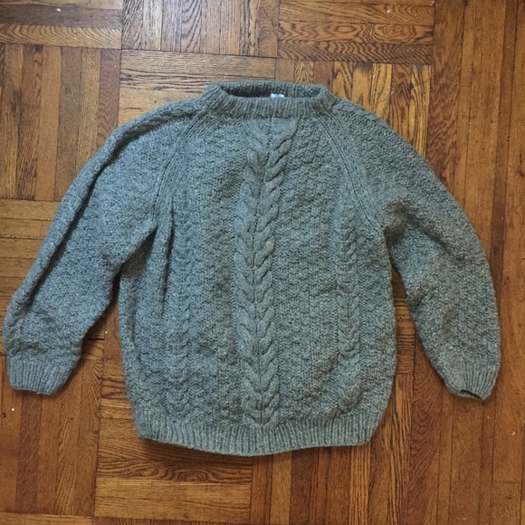 Vintage Grey Wool Sweater