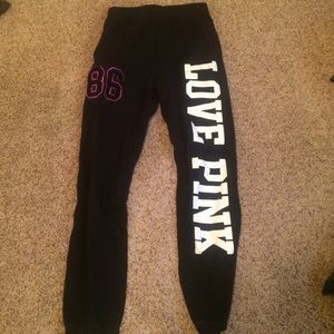 Black Victoria's Secret PINK Sweatpants
