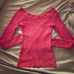 Bebe super soft pink sweater 💖