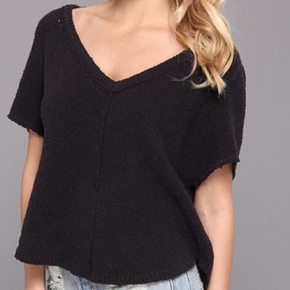 Free People black sweater, summer romance.