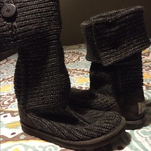 Ugg knit button boots