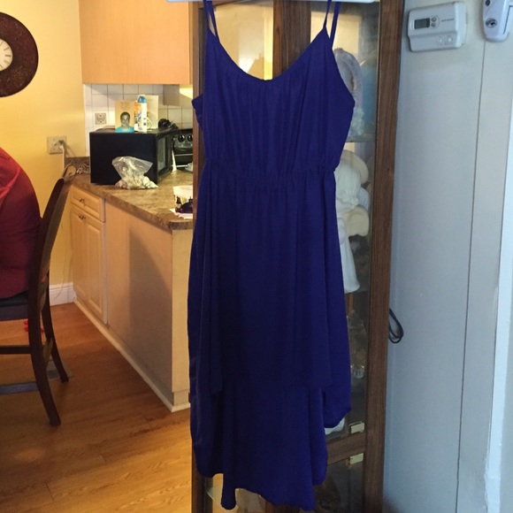 SOLD 🎉🎉BLUE HI/LOW SUN DRESS