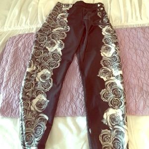 Zara Terez for SoulCycle Floral Capri Leggings