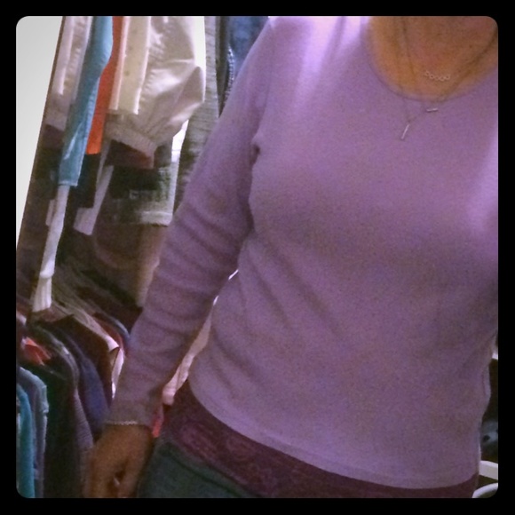 Lavender Long Sleeve Top