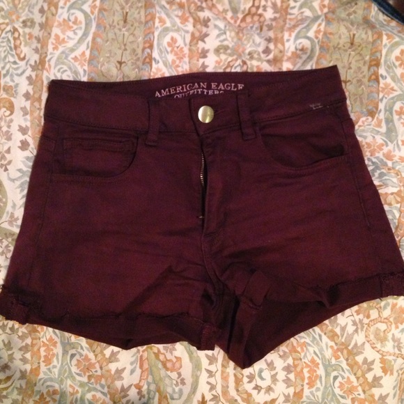 High wasted American eagle shorts