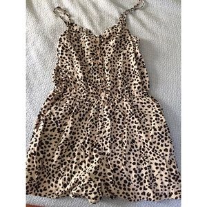Cheetah Romper