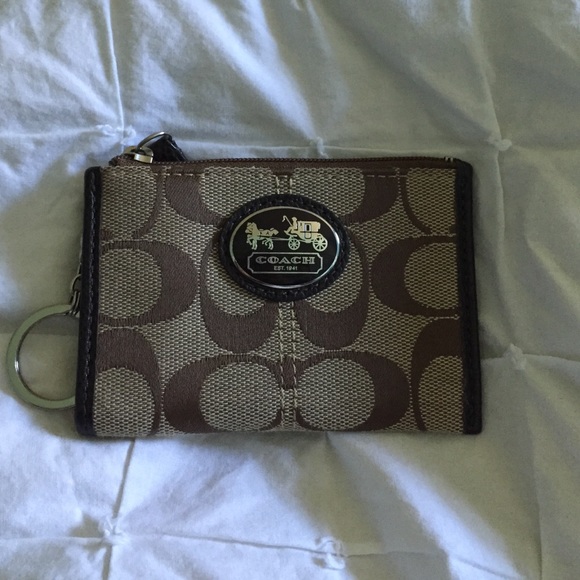 Coach wallet with keychain