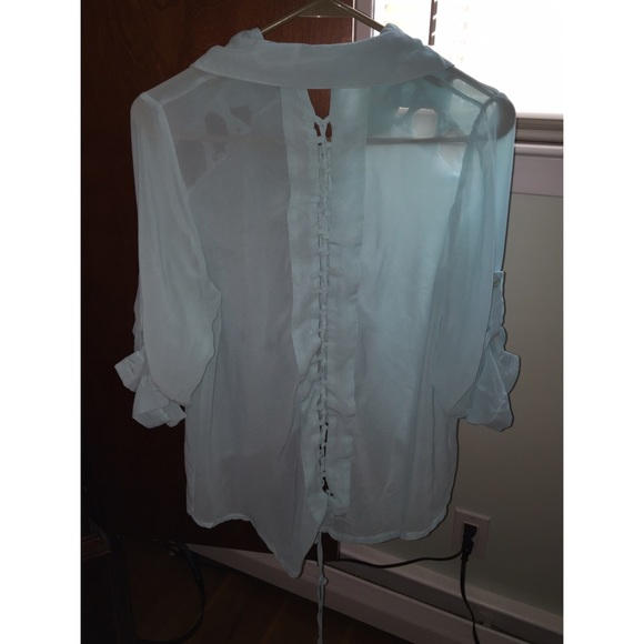 Blue Button Down - Picture 2 of 2