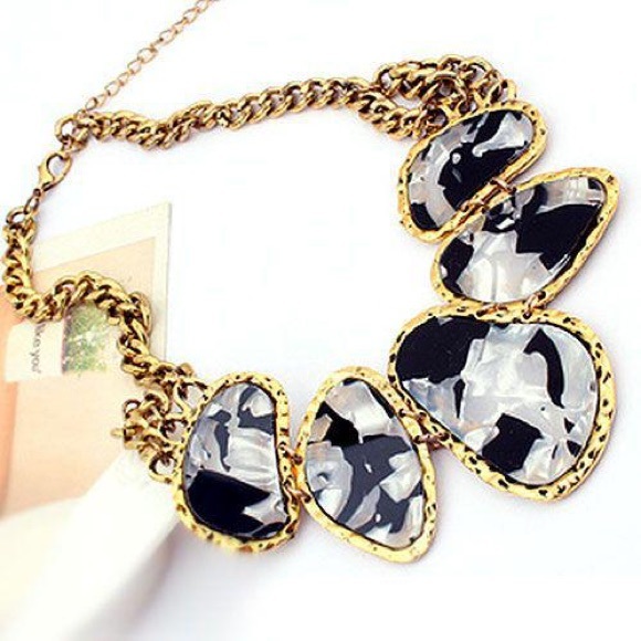 Obsidian Bib Necklace