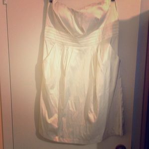 strapless cocktail dress..(Has a stain at the top)