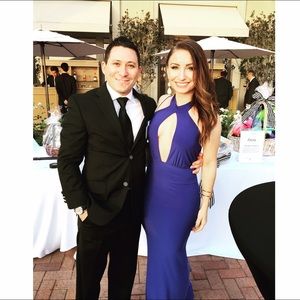 Beautiful blue evening gown