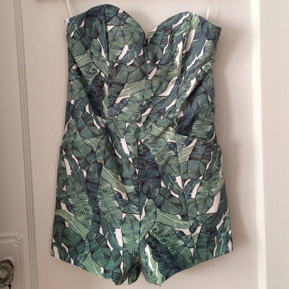 H&M Other - H&M palm printed romper