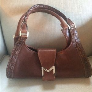 Michael Kors over the shoulder leather bag