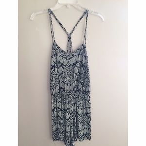 Black & White Patterned Romper