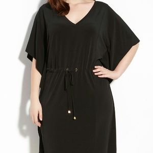 Calvin Klein Black Tunic Dress with gold details