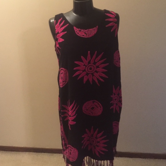 Awesome pink and black beach wear