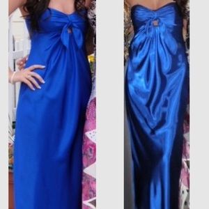 Royal blue prom dress
