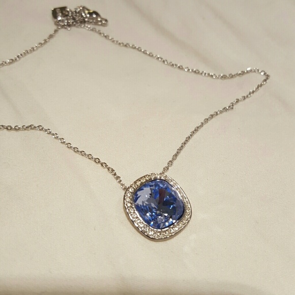 Blue Swarovski Crystal Pendant