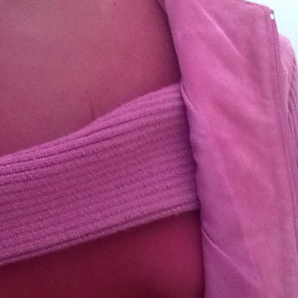 Cerise colored suede jacket, 14 - Picture 3 of 3