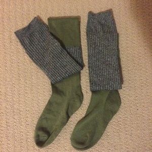 UO Green Over the Knee Sock!