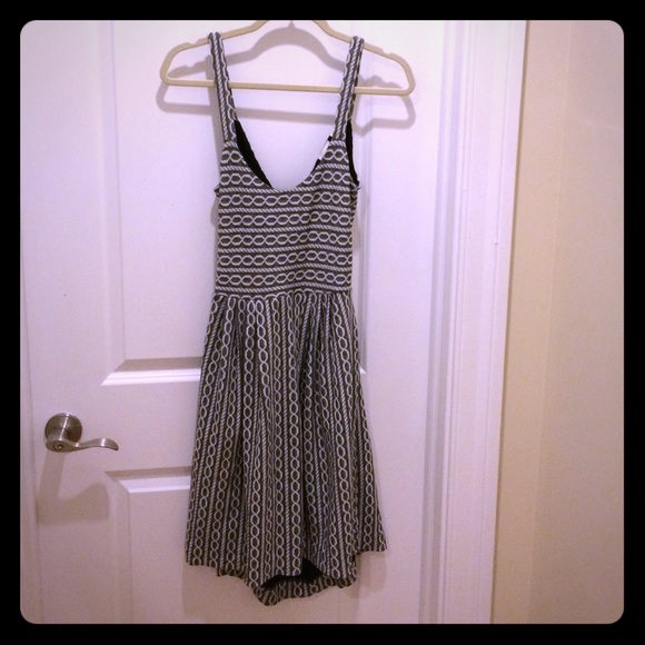Anthro Blue Cross-back Dress