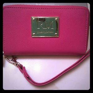 Robert Matthew Leather Wallet Wristlet