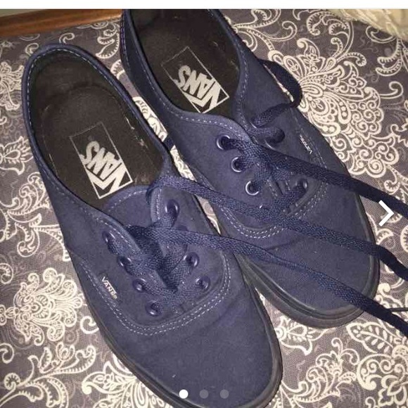 Navy blue vans. Only worn a few times!