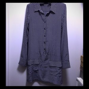 Equipment silk shirt dress.