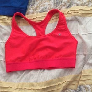 Neon Pink Champion Sports Bra
