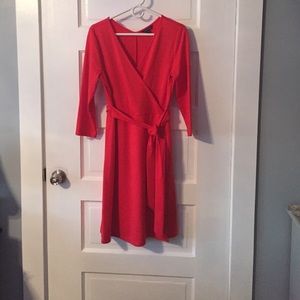 Lands End wrap dress