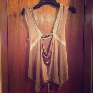 Black Halo draped top