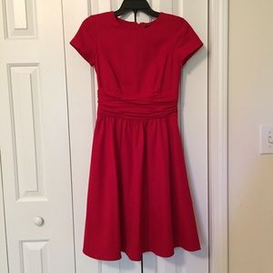 Ellen Tracy Short Sleeve Fit & Flare Dress