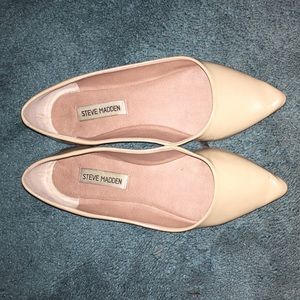 Steven Madden Nude Flats