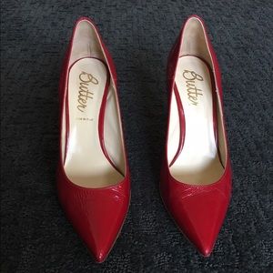 Red pumps by Butter