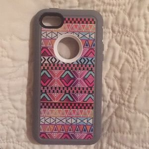 Aztec otter box case iPhone 5c