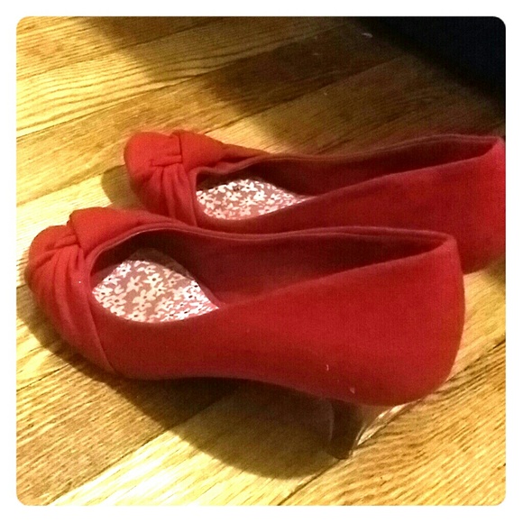 American Eagle Short Heel Open Toe Shoes