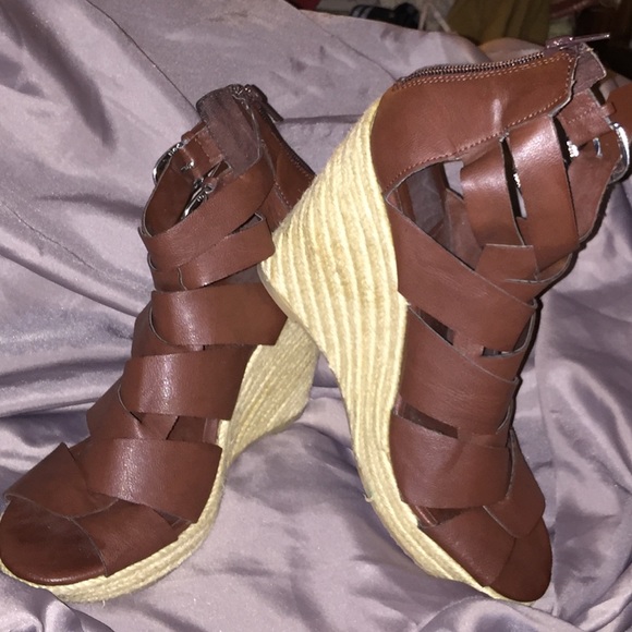 wedge gladiator sandals