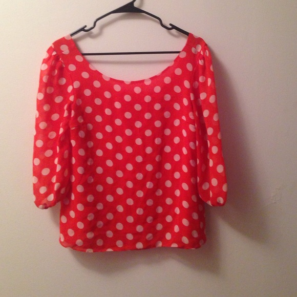 Polka dot shirt