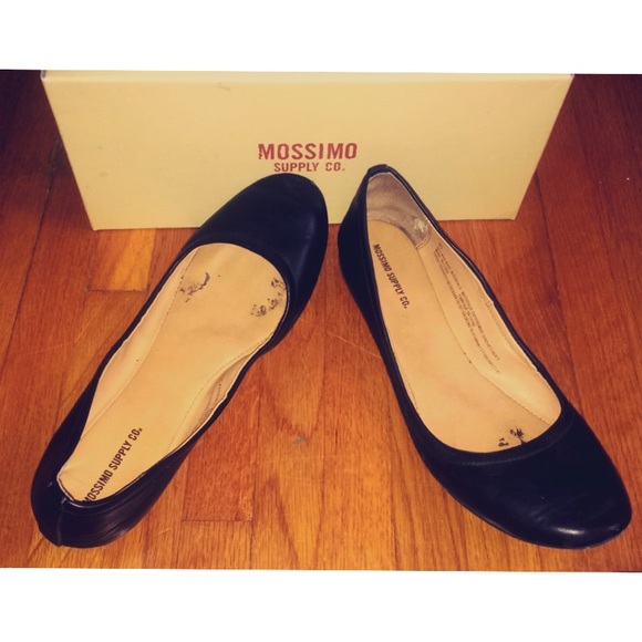 mossimo supply company black flats💣