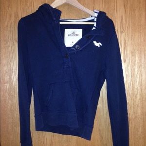 Navy blue Hollister sweater